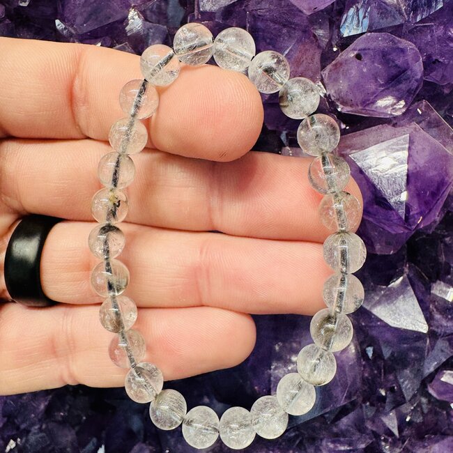 Brookite in Quartz Bracelets - 7-8mm