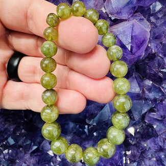 Graduated AAA Grade Green Sapphire Bracelet