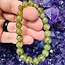 Graduated AAA Grade Green Sapphire Bracelet
