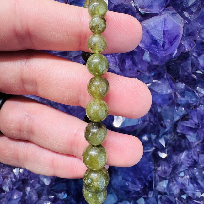 Graduated AAA Grade Green Sapphire Bracelet