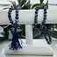 Sodalite Japa Malas - Japamalas Prayer Meditation Mantra Counting Beads Necklace - 8mm