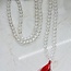 Clear (Crystal) Quartz Mala - Prayer Japa Chanting Meditation 108 Beads Necklace & Tassel