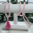 Rose Quartz Japa Malas - Japamalas Prayer Meditation Mantra Counting Beads Necklace - 8mm