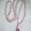Rose Quartz Japa Malas - Japamalas Prayer Meditation Mantra Counting Beads Necklace - 8mm