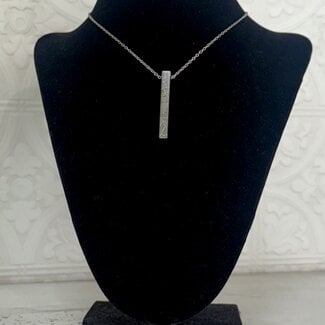 Aletai Meteorite Necklaces - Bar Stainless Steel 18"