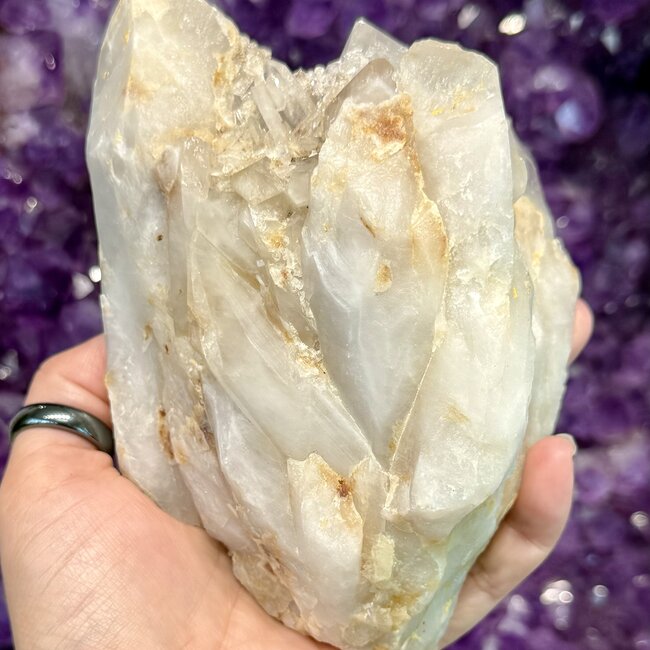 Clear Quartz Rough/Raw/Natural Points Specimen - Large