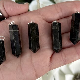 Purpurite Pendants - Faceted Point Pencil 1"-1.5"
