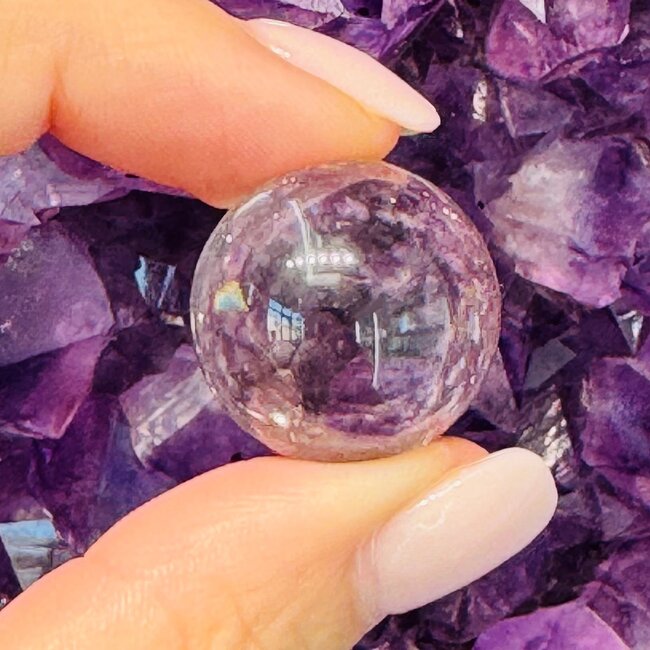Clear (Crystal) Quartz Sphere Orb - Small  (10-20mm)