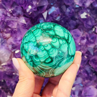 Malachite Spheres Orb - 60mm