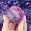 Purple Fluorite Sphere Orb - 45mm