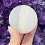 Selenite (Satin Spar Gypsum) Sphere Orb - Medium 45mm & Sphere Stand