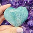 Amazonite Puffy Heart- Large (3")