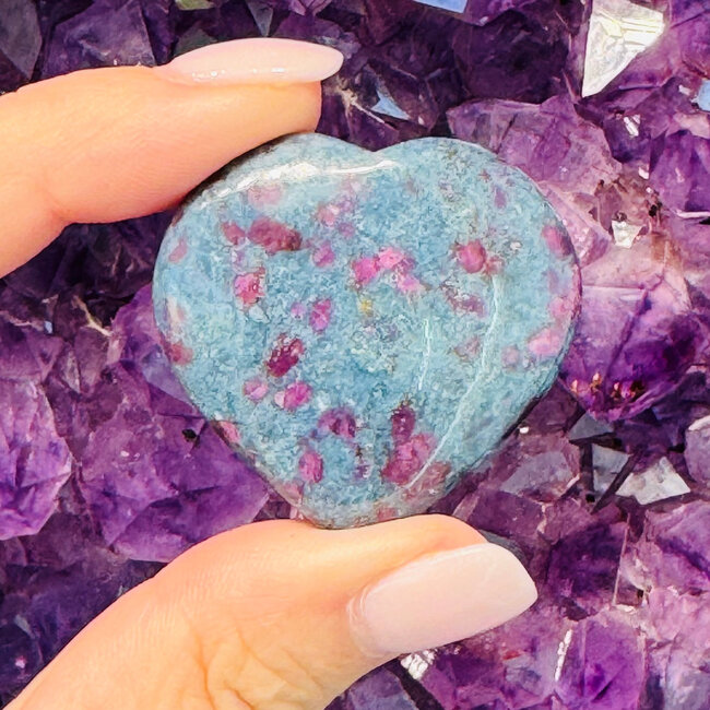 Ruby in Kyanite Hearts - Mini