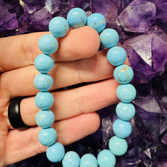 Blue Turquoise Bracelets - 10mm