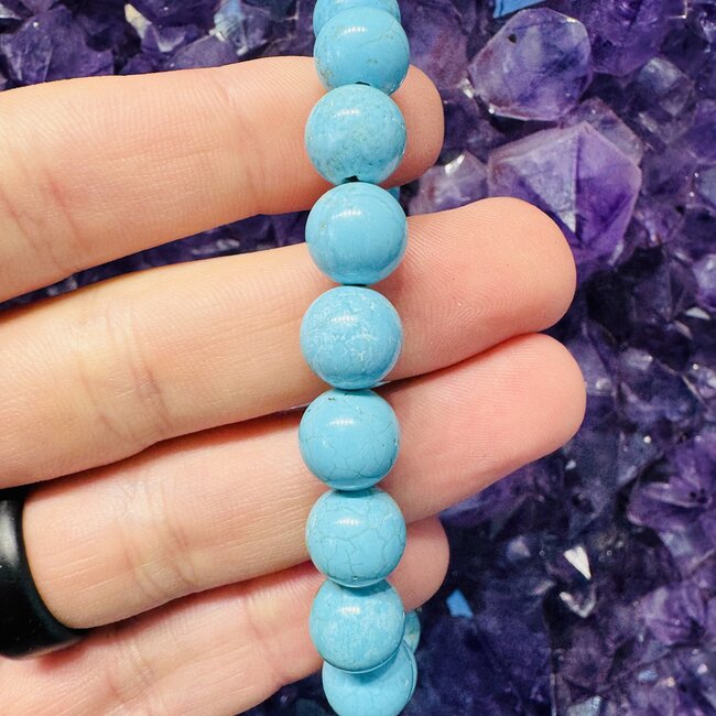 Blue Turquoise Bracelets - 10mm