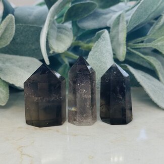 Smoky (Smokey) Quartz Tower Point Generator - Small 2-3"