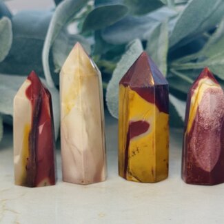 Mookaite (Mookite Mooakite Mook) Jasper Towers Points Generators - Small 2-3"