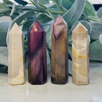 Mookaite Jasper Tower Point Generator- Medium 3-4"