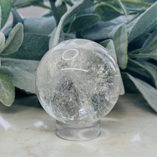 Clear (Crystal) Quartz Sphere Orb - 45-50mm