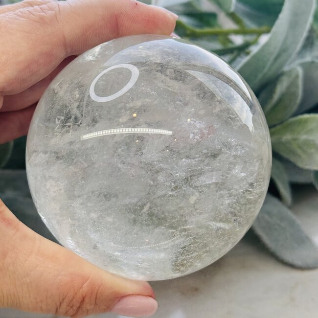 Clear (Crystal) Quartz Sphere Orb - 75-80mm