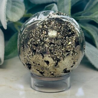 Pyrite (Cocada) Spheres Orb Globe - 50-55mm