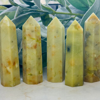 Green Opal Towers Points Generators - Medium 3-4" Green Opal Towers Points Generators - Medium 3-4"