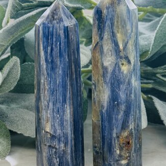 Blue Kyanite Tower Point Generator - Large 4-5"