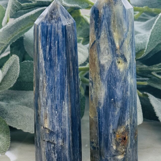 Blue Kyanite Tower Point Generator - Large 4-5"