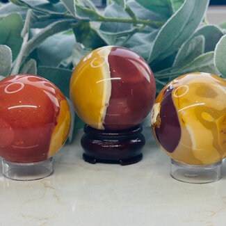Mookaite Jasper Sphere Orb - 55-60mm