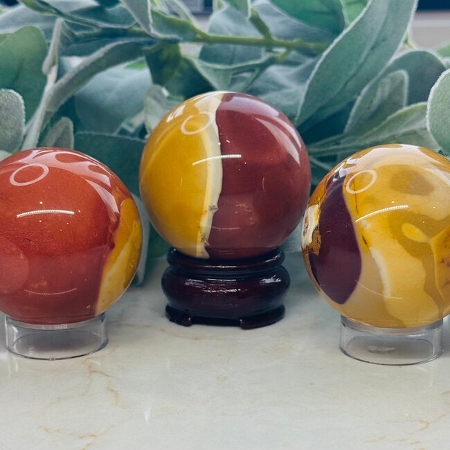 Mookaite Jasper Sphere Orb - 55-60mm