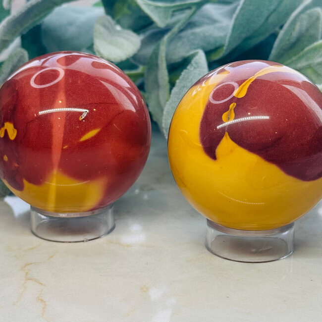 Mookaite Jasper Sphere Orb - 60-65mm