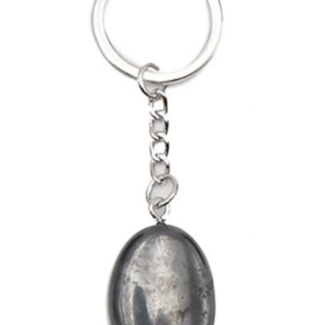 Aries - Hematite Zodiac Keychains - Astrology Sign