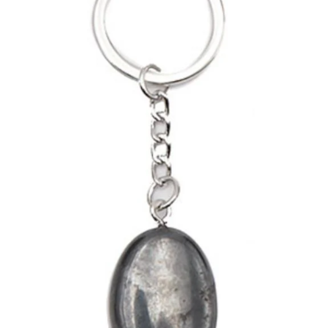Aries - Hematite Zodiac Keychains - Astrology Sign