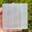 Selenite (Satin Spar Gypsum) Charging Disks Plates - Square 4" Medium