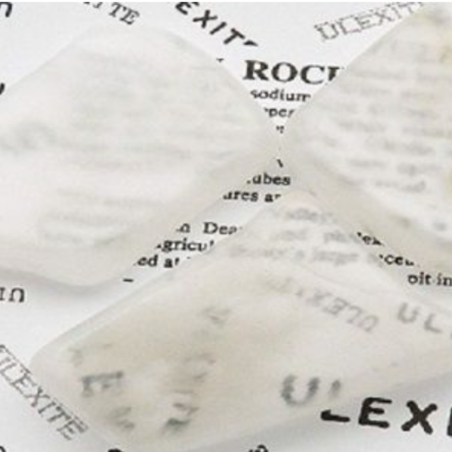 Ulexite "TV Stone" - Rough Raw Natural - Medium