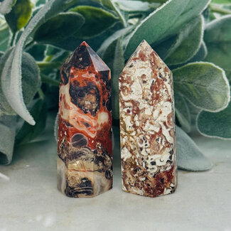 Money Agate Tower Point Generator - Small 2-3" Money Agate Tower Point Generator - Small 2-3"