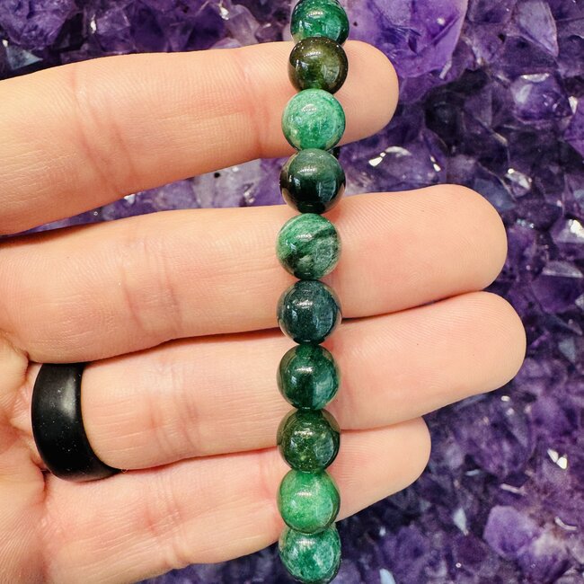 Green Lepidolite Bracelets - 8mm