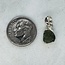 Moldavite Pendants - #2 Rough Raw Natural Bezel Set - Sterling Silver