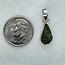 Moldavite Pendants - #2 Rough Raw Natural Large - Bezel Set Sterling Silver