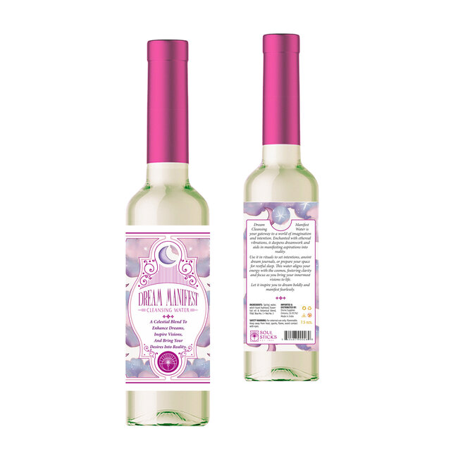 Dream Manifest Cleansing Water - 7.5oz Intention Ritual - Good Earth Soul Sticks