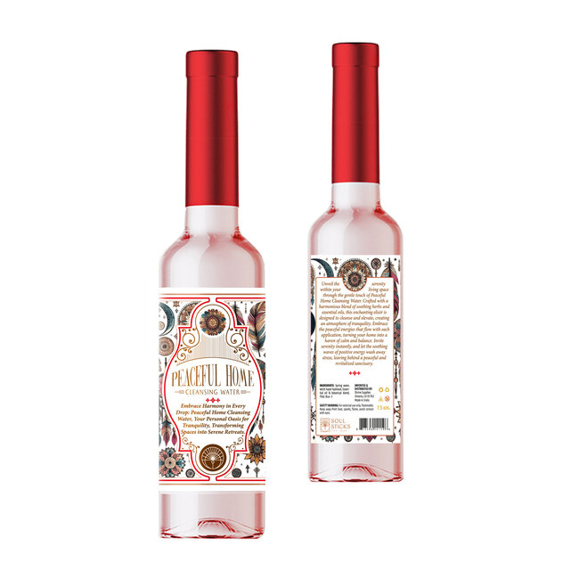 Peaceful Home Cleansing Water - 7.5oz Intention Ritual - Good Earth Soul Sticks