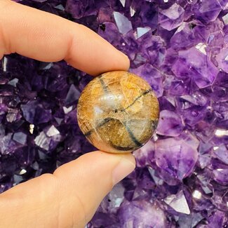 Chiastolite Sphere Orb - 32mm