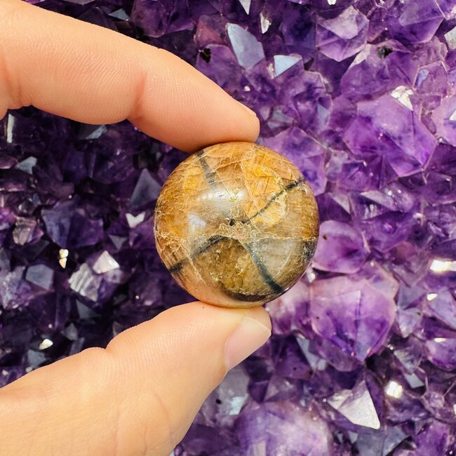 Chiastolite Sphere Orb - 32mm