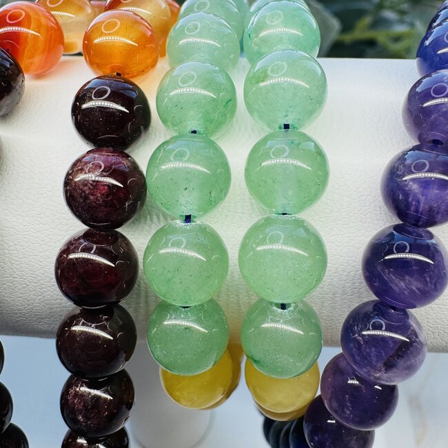 7 Chakra Japa Malas Tassel Flower Charm - Japamalas Prayer Meditation Mantra Counting Beads Necklace - 8mm