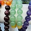 7 Chakra Japa Malas Tassel Flower Charm - Japamalas Prayer Meditation Mantra Counting Beads Necklace - 8mm