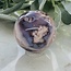 Blue Flower Agate Sphere Orb - 40-45mm