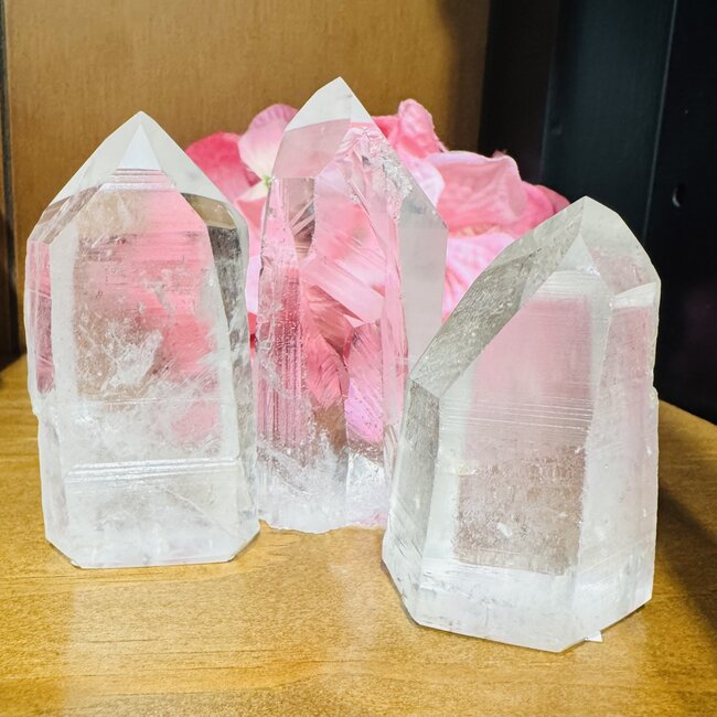 Lemurian (Lumerian) Clear (Crystal) Quartz Towers - Large 2-3" Rough Raw Natural