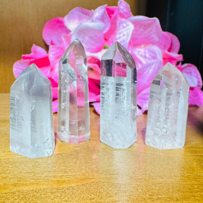 Clear Quartz & Lithium Quartz (Inclusions) Points Tower Generator - Small 1-2"