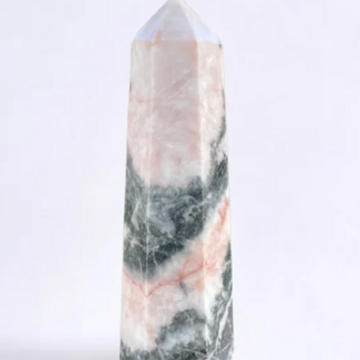Pink Zebra Jasper Towers Points Generators - Medium (3-4")