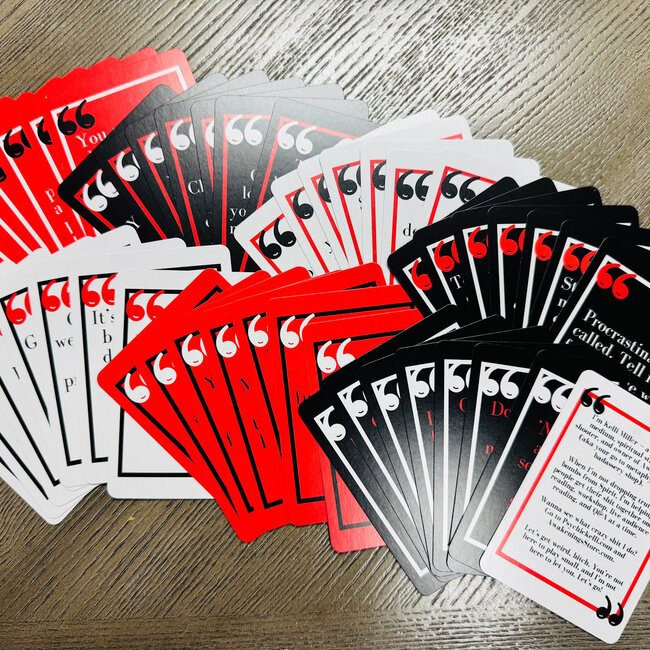 Sweary Affirmation Cards - Affirmations with Attitude Kelli Miller
